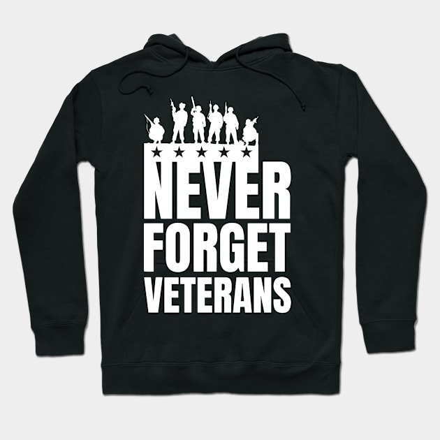 Memorial Day Gift Never Forget Veterans Hoodie by DJOU